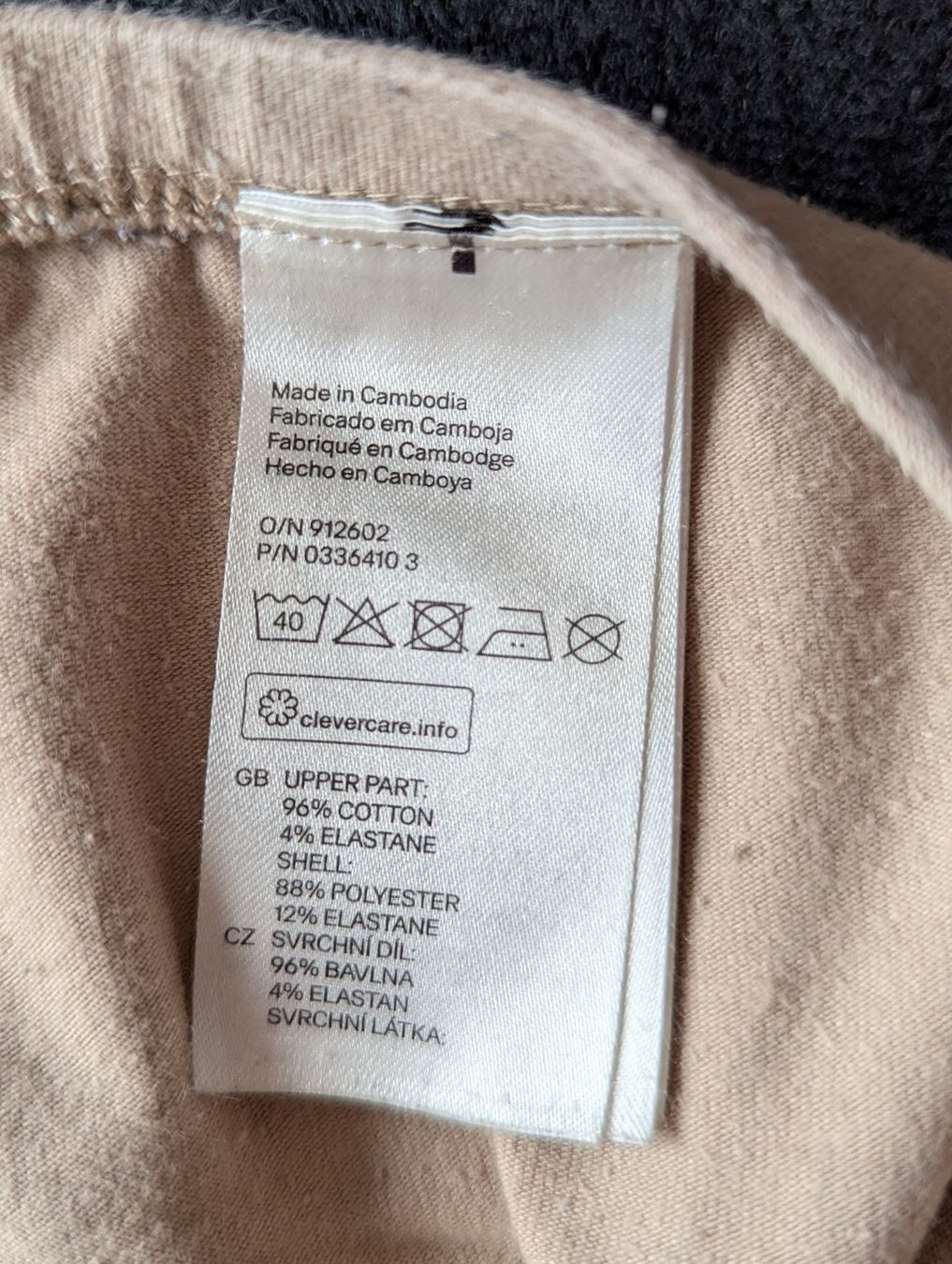 H&M Pantaloni: bequeme Umstandshose beige M – Usato da Ostermundigen venduto da abracadabra16 5