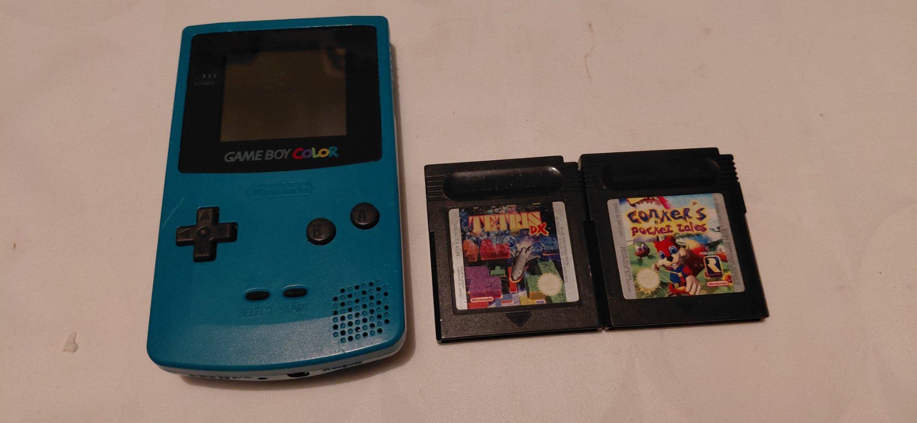 Nintendo Konsolen: Gameboy Color blau / bitte lesen – Gebraucht aus Gretzenbach von Uli1980