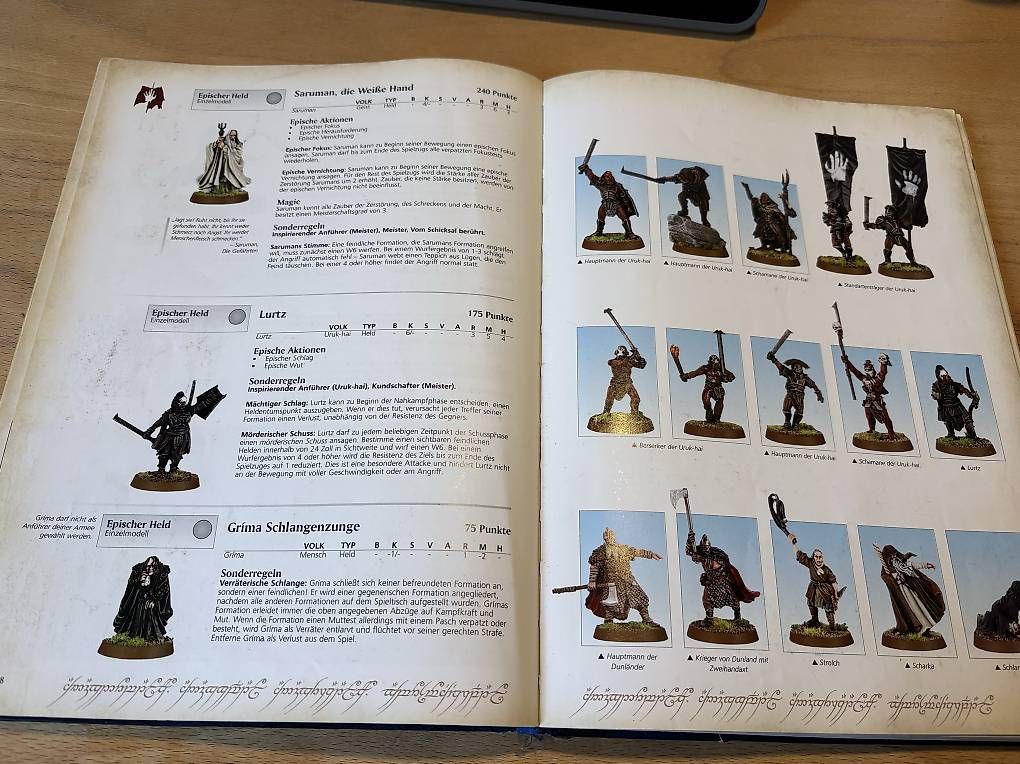 Bücher: Der Herr der Ringe: Der Ringkrieg  Tabletop Regelbuch – Defekt aus Basel von sin_5npn 3