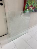 Glasplatte 80 × 80 cm gerundete Ecken