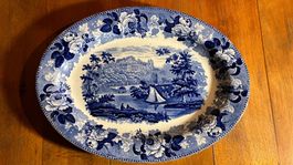 Plat Wedgwood Landscape antik England
