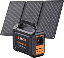 Powerstation 98 Wh mit 30 W Solarpanel Camping