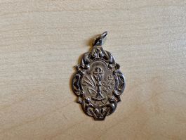 Jugendstil Art Nouveau Silber Anhänger mit Stempel