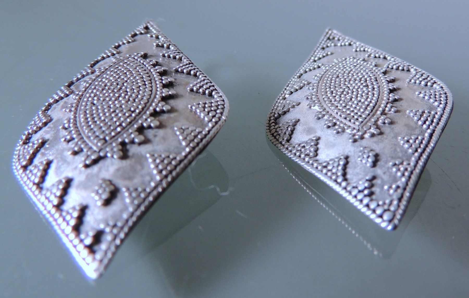 Orecchini pendenti & Orecchini a lobo: Silber 925 Ohrringe 50 x 25 mm – Usato da Waldenburg venduto da schaller707 2