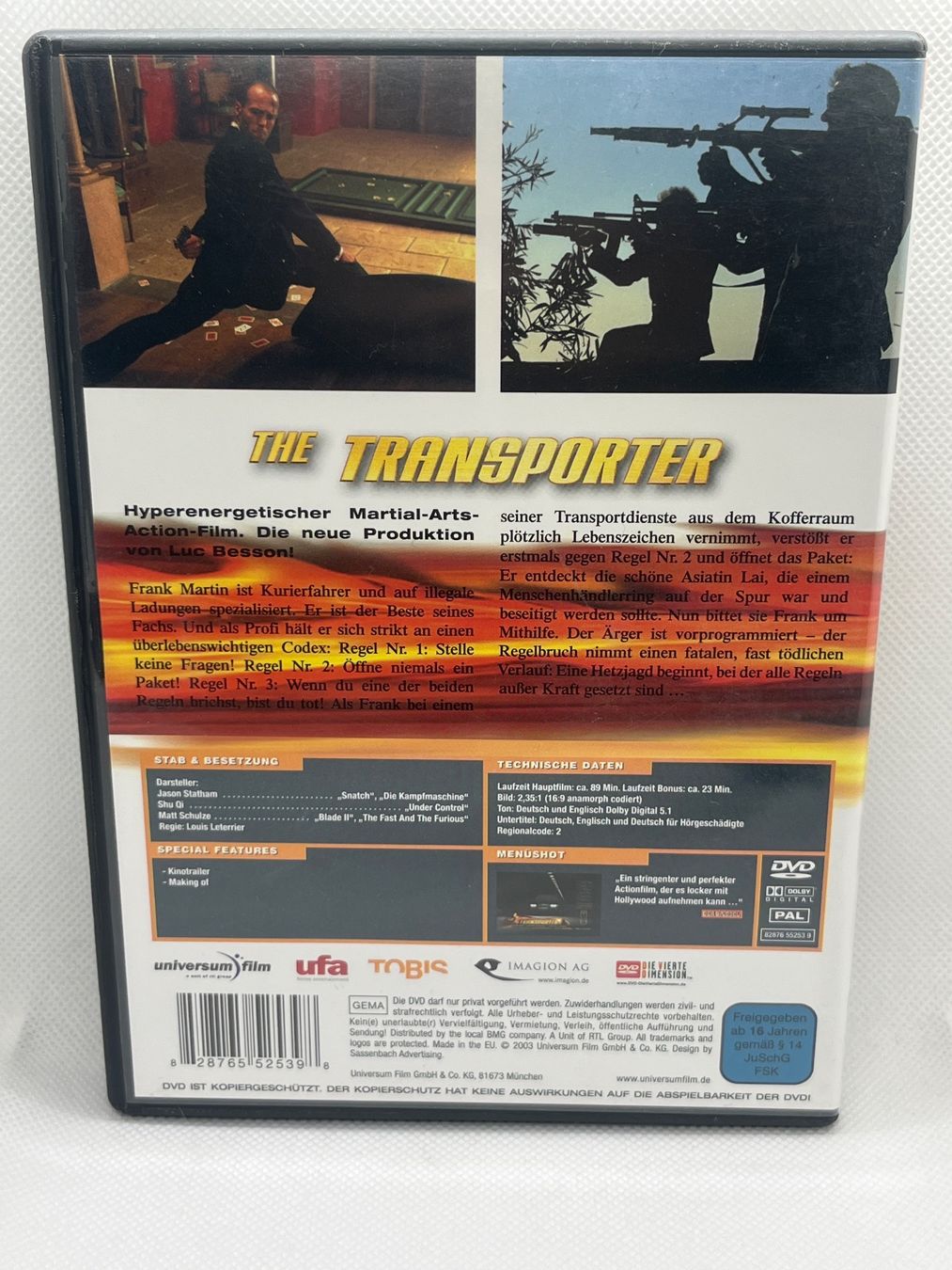 Tutti i DVDs: DVD The Transporter Jason Statham – Usato da Hinterkappelen venduto da Kim1992 1