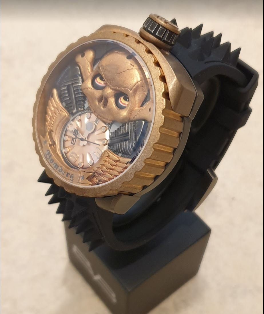 Bomberg Montres: Bomberg Bolt-68 Skull Rider Bronze Automatic – Neuf (Voir description) à Chabrey par Horology 6