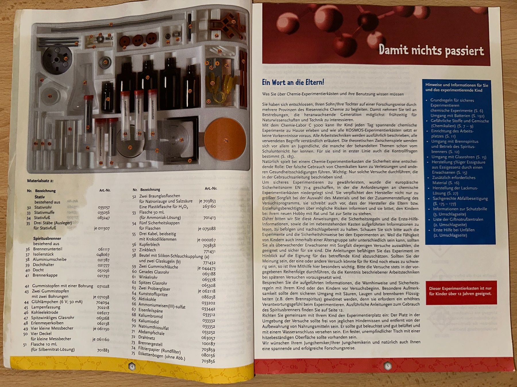 Kit di costruzioni: Kosmos Chemielabor C3000 – Usato da Zürich venduto da mdp3 9