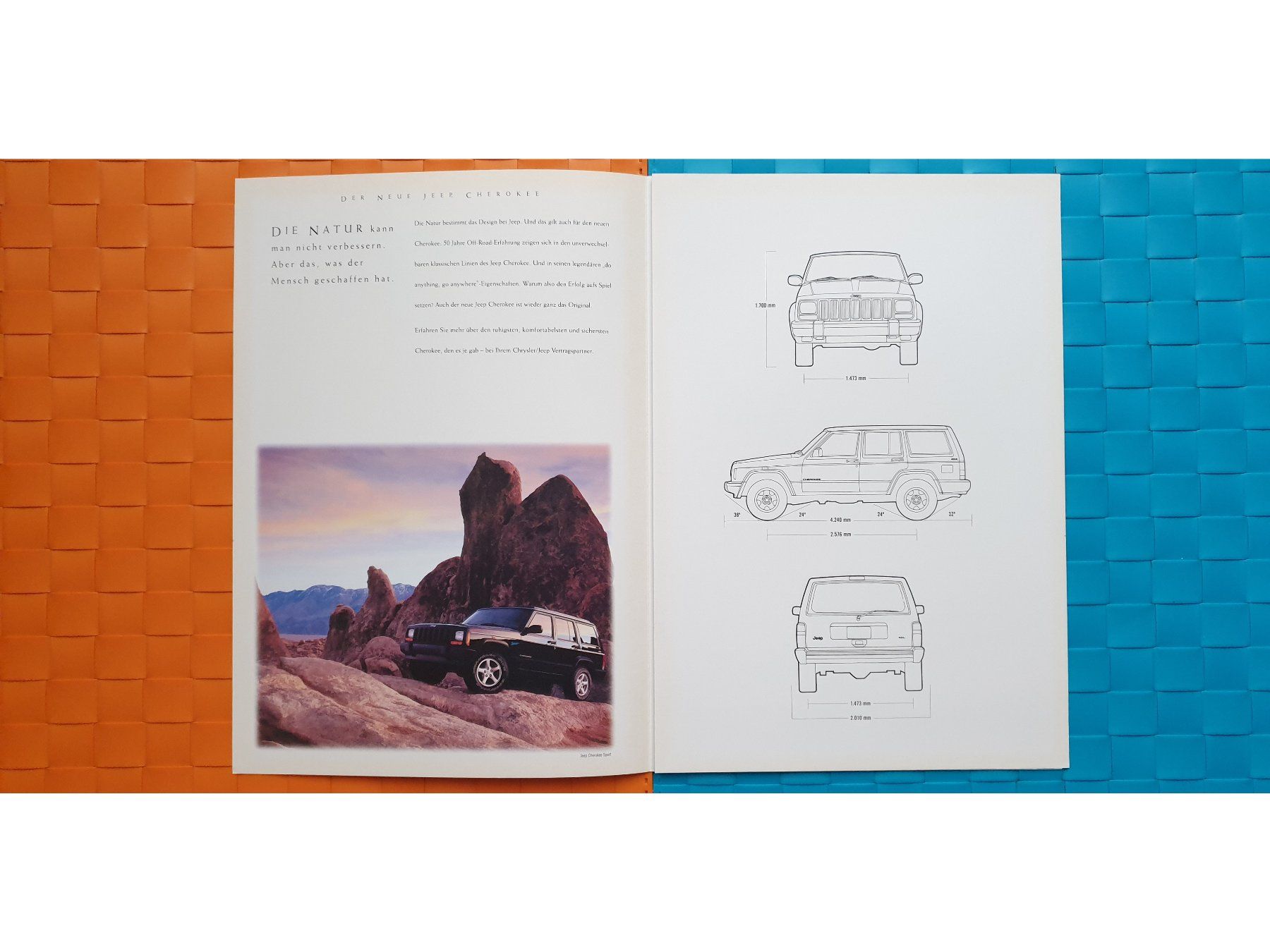 Riviste & Magazine: JEEP CHEROKEE 1997 - Prospekt / Technische Daten – Nuovo (secondo la descrizione) da Viganello venduto da CARLiteratur 5