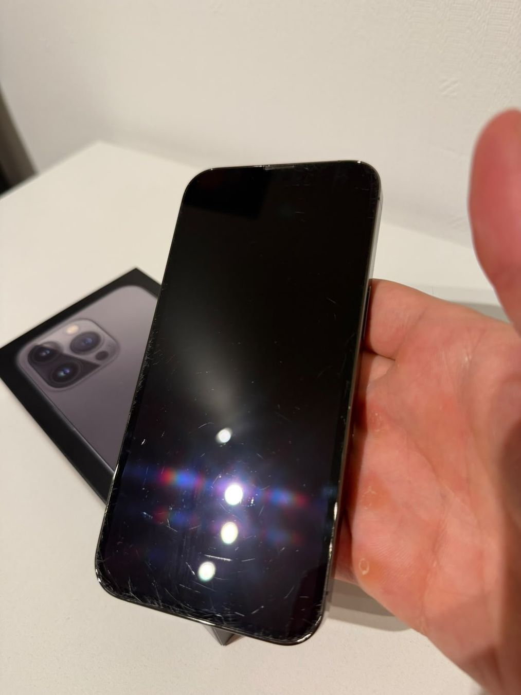 Apple Telefoni cellulari / Smartphones: Apple iPhone 13 Pro 128 GB Graphite Akku 76% mit Stecker – Usato da Bern venduto da wuerschwein 8