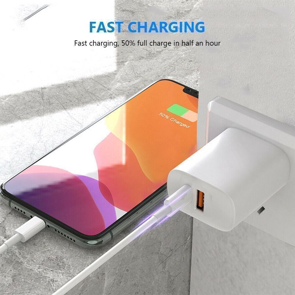 Caricabatterie: Duo 18W iPhone USB C Netzteil +2m kabel – Nuovo (secondo la descrizione) da Kirchdorf AG venduto da Apost008 7