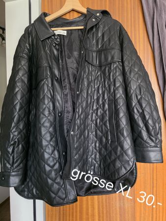 Steppjacke schwarz Grösse XL 