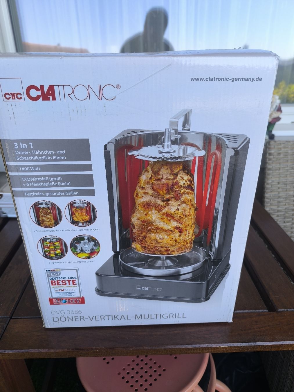 Elettrodomestici da cucina: Drehgrill Clatronic – Nuovo e nell'imballaggio originale da Weinfelden venduto da Sebastian87