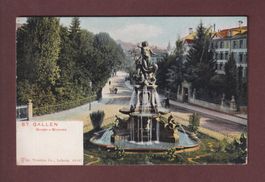 ST. GALLEN - Broder-Brunnen - 1907