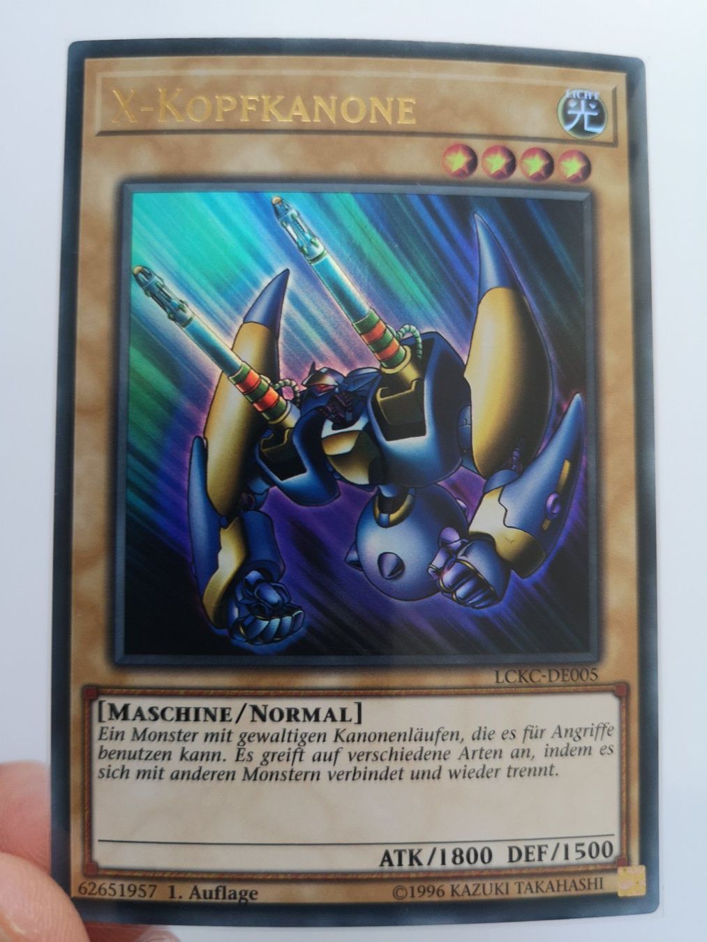 Yugioh Carte collezionabili: X-Kopfkanone UR Mint 1.Auflage – Nuovo e nell'imballaggio originale da Boswil venduto da ShoppingCenterCity 2