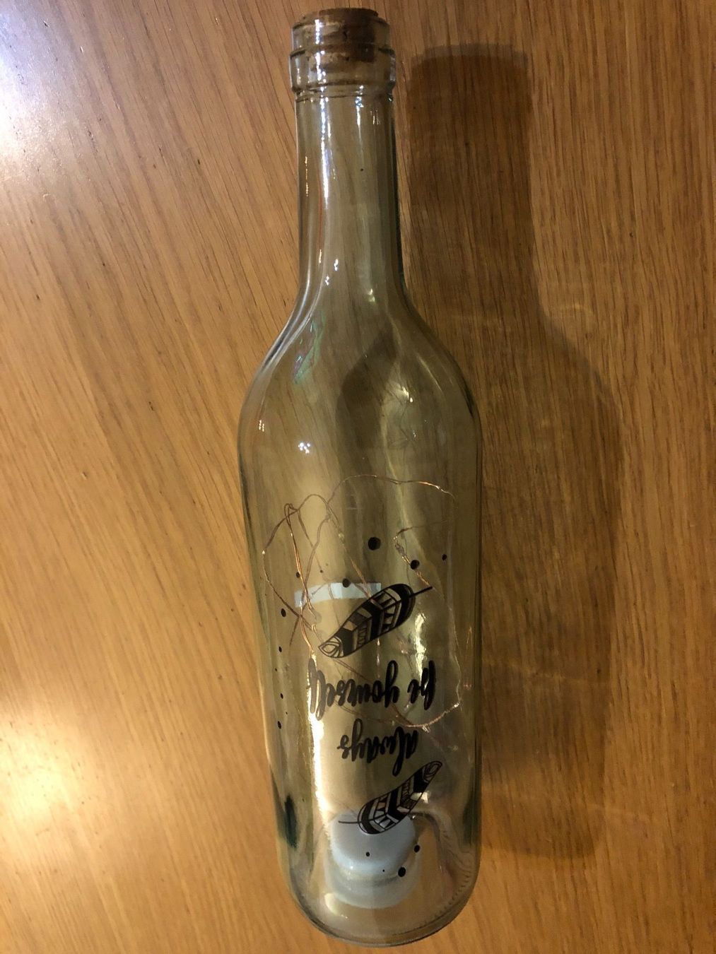 Lampade: LED Flasche aus Glas beleuchtet Neu – Nuovo e nell'imballaggio originale da Basel venduto da ampra2276 4