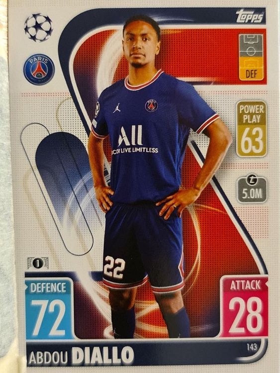 Topps Match Attax 143 1