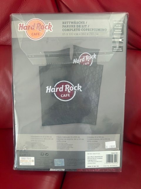 Biancheria da letto: Hard Rock Bettwäsche *** – Nuovo e nell'imballaggio originale da Zürich venduto da Fifa