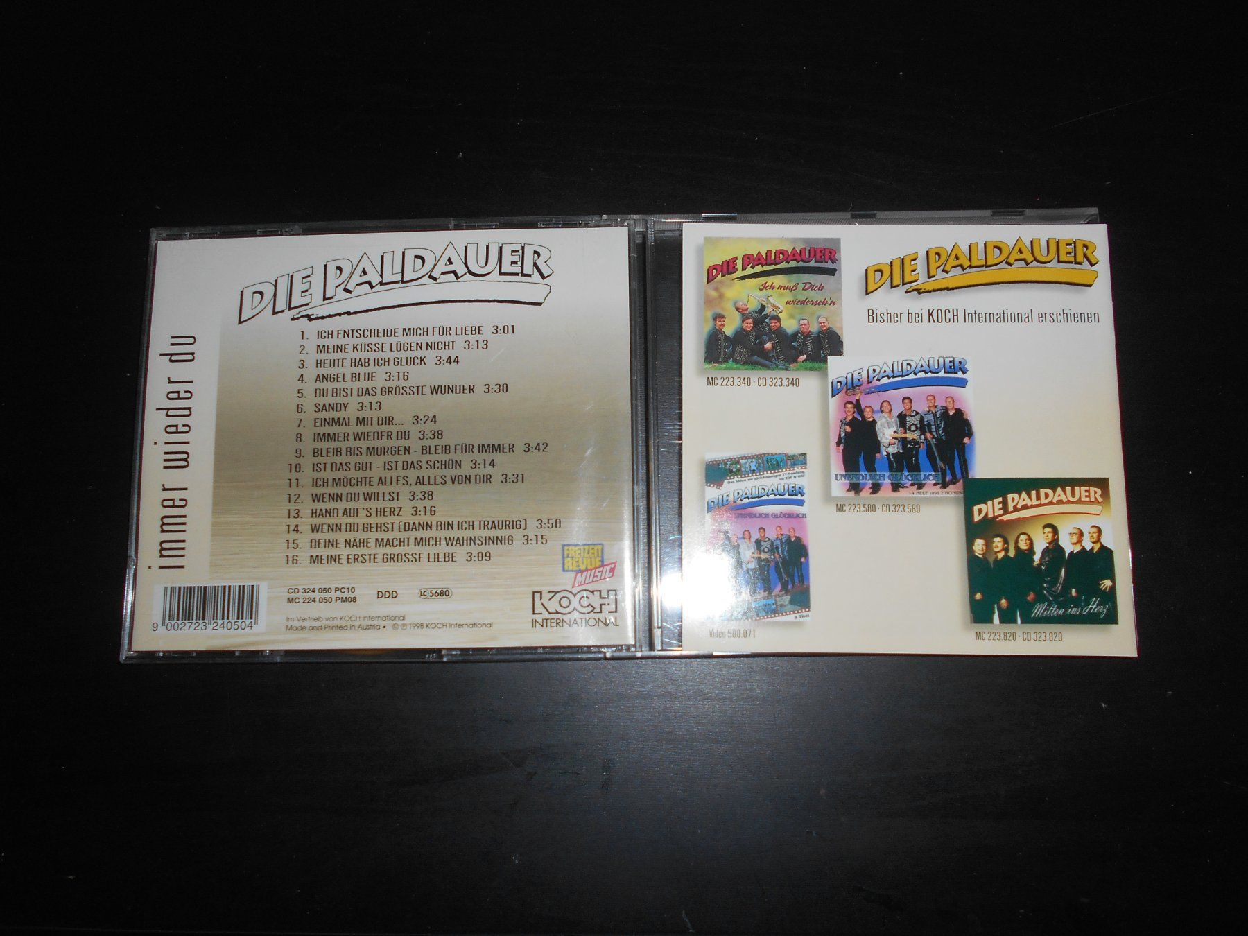 CDs: Die Paldauer – Immer Wieder Du / 1998 – Gebraucht aus Aarberg von witchhunter01 1