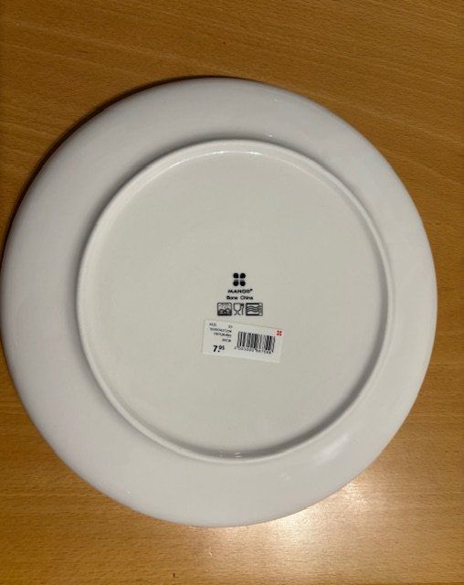 Piatti: 9 Speiseteller weiss 27cm – Nuovo (secondo la descrizione) da Chur venduto da bastelfreak 1