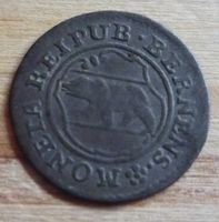 1 Kreuzer Kanton Bern, 1765