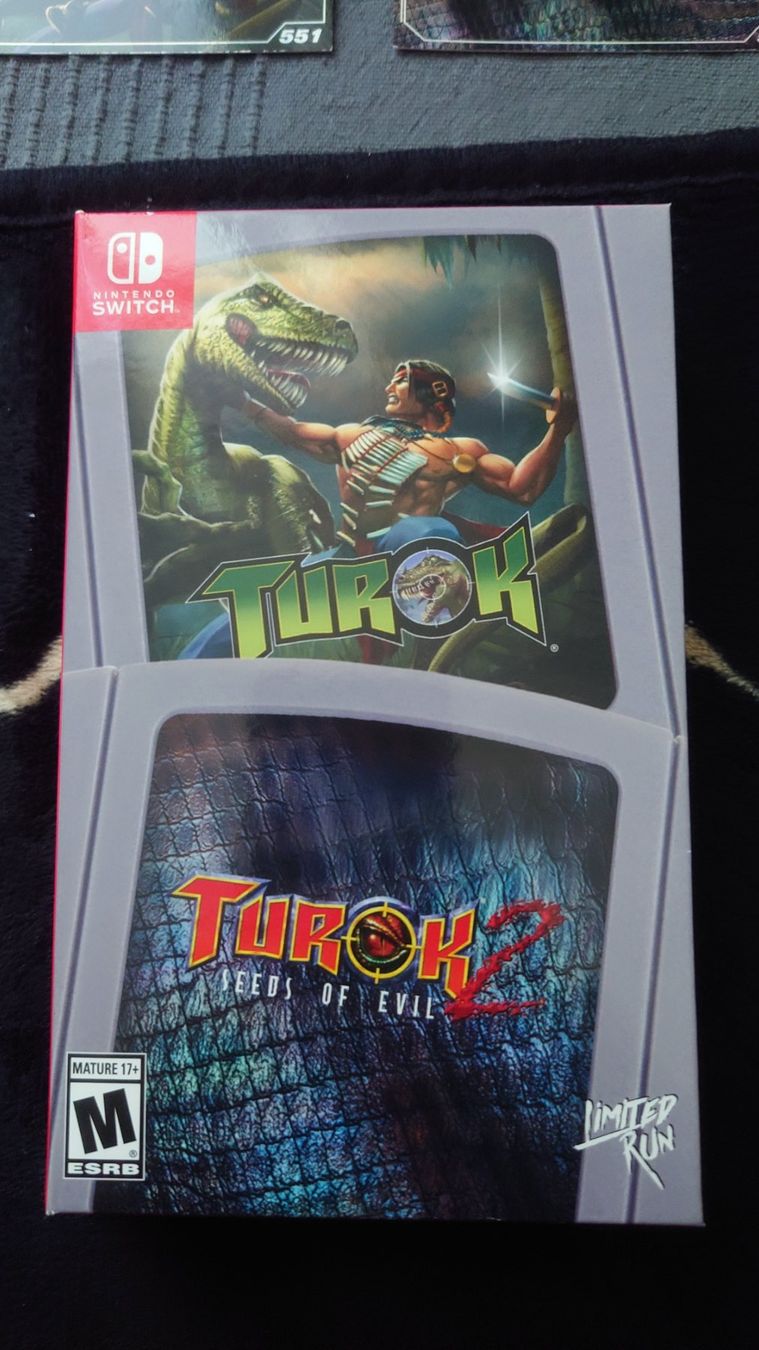 Nintendo Giochi: LRG Turok 1+2 collection Switch – Nuovo e nell'imballaggio originale da Cugy VD venduto da Twinsen93