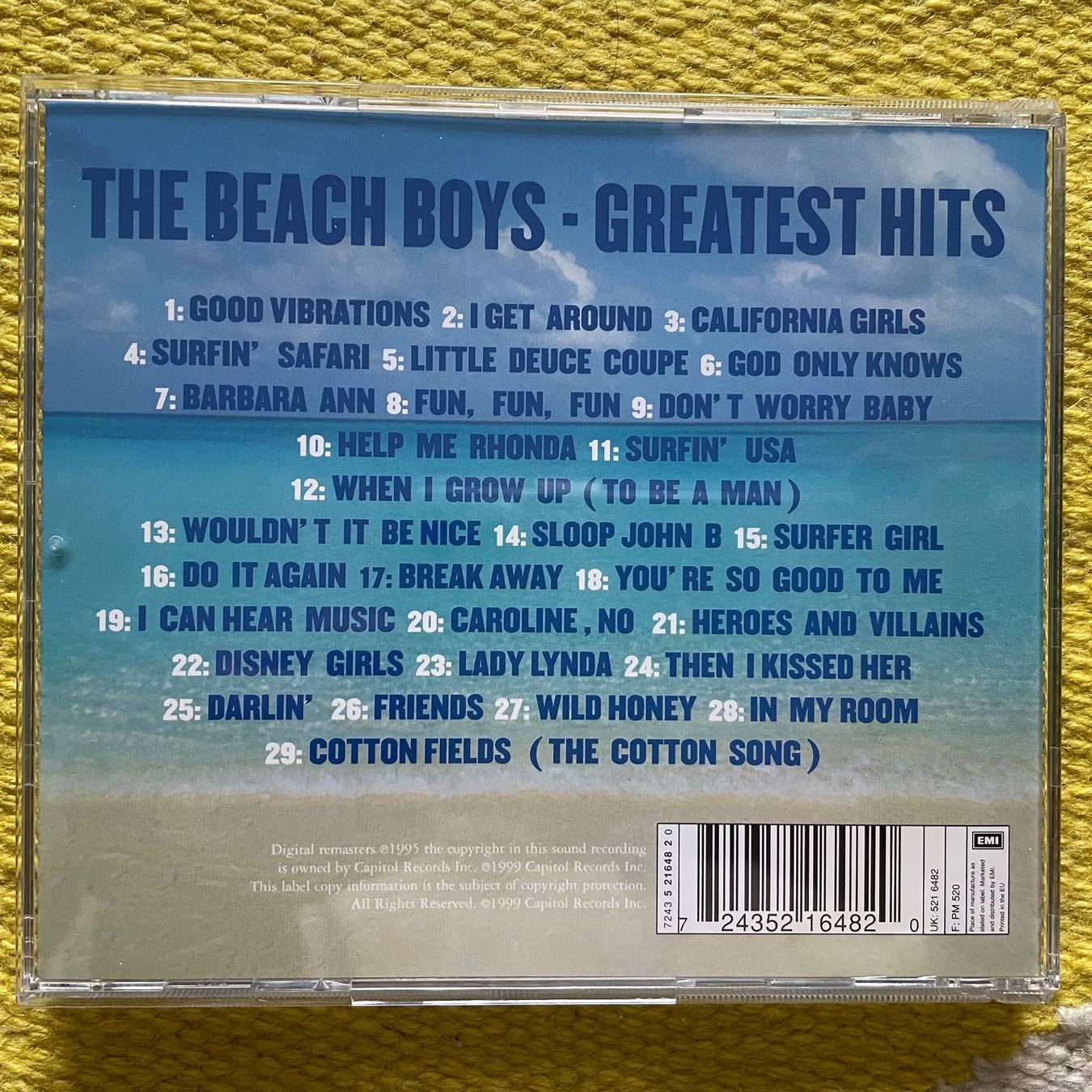CDs: BEACH BOYS-GREATEST HITS – Gebraucht aus Rorschacherberg von  1