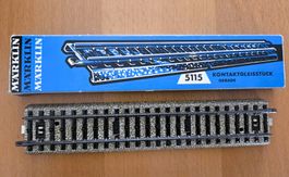 MÄRKLIN EISENBAHN /  GLEIS - KONTAKTGLEISSTÜCK 5115