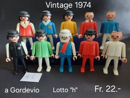 Playmobil vintage, 1974, lotto "h"