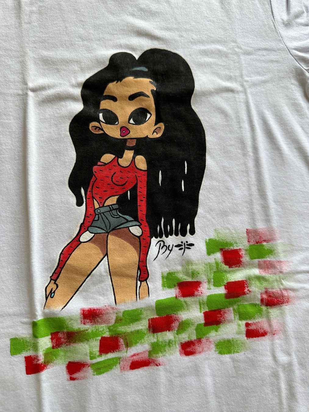 T-shirt: T-shirt hand made – Nuovo (secondo la descrizione) da Schaffhausen venduto da Nadiuna 3