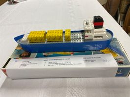 Vintage Lego 315 Container Schiff mit Originalverpackung