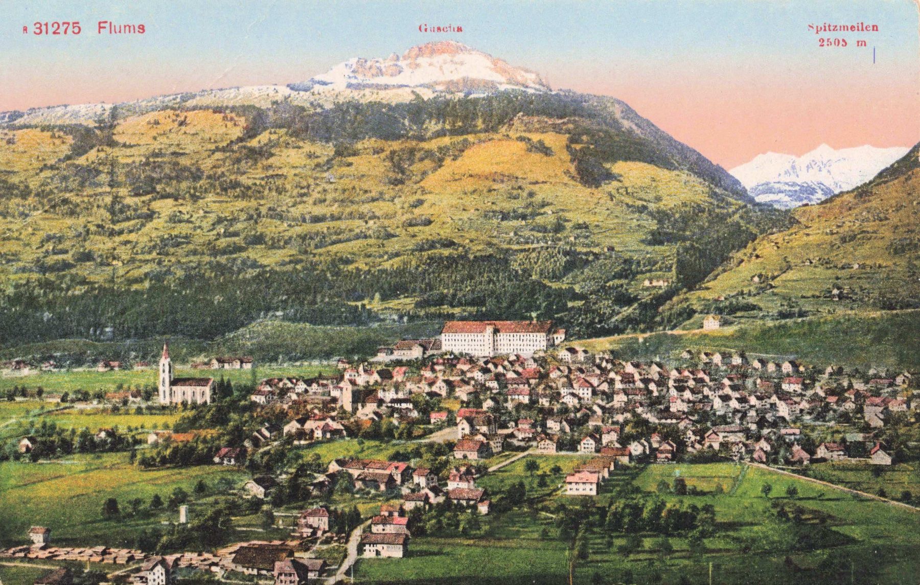 Ansichtskarten: Flums – Gebraucht aus Biasca von Blenio71