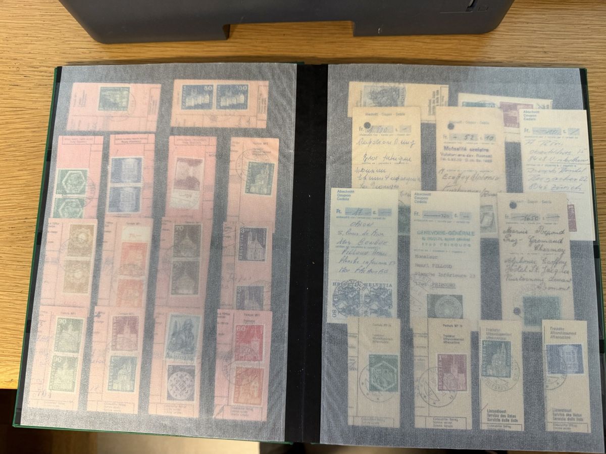 Tous les timbres: Album mit Postabschnitten Schweiz – D'occasion à Murgenthal par Tina_4055 3
