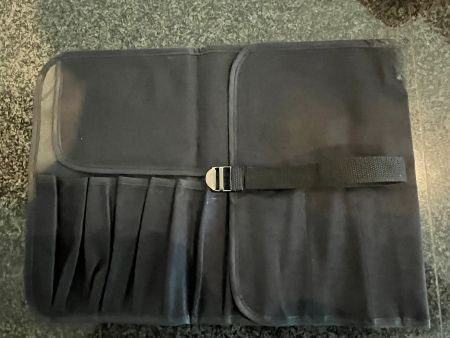 Schwarze Werkzeugtasche, Werkzeugrolle - Top Zustand!
