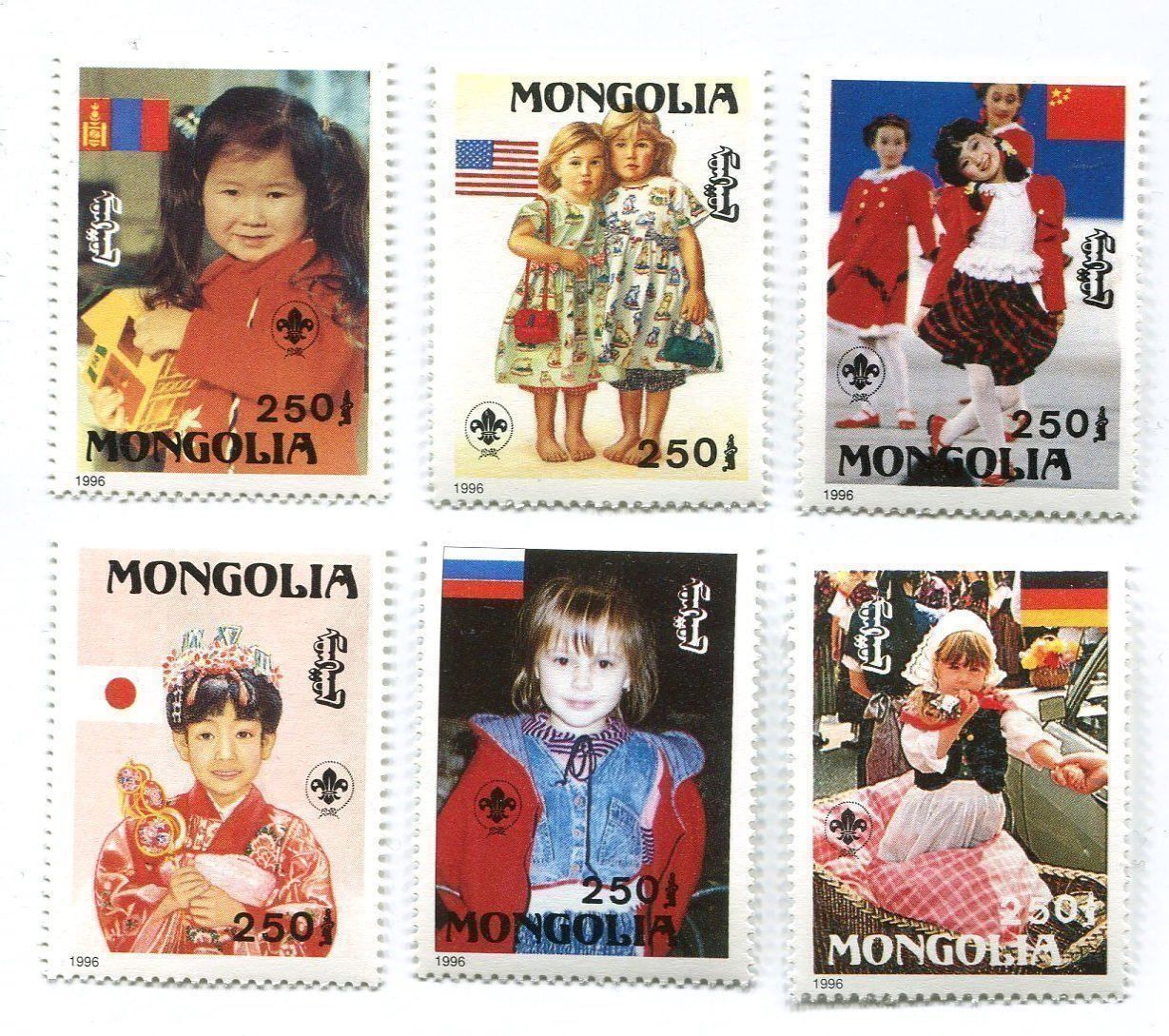Tutti i francobolli: Briefmarken "Kinder". Mongolei. – Nuovo e nell'imballaggio originale da Basel venduto da Butsch5