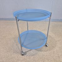 Space Age Style Trolley Servierwagen Rollwagen 2 Ablagen