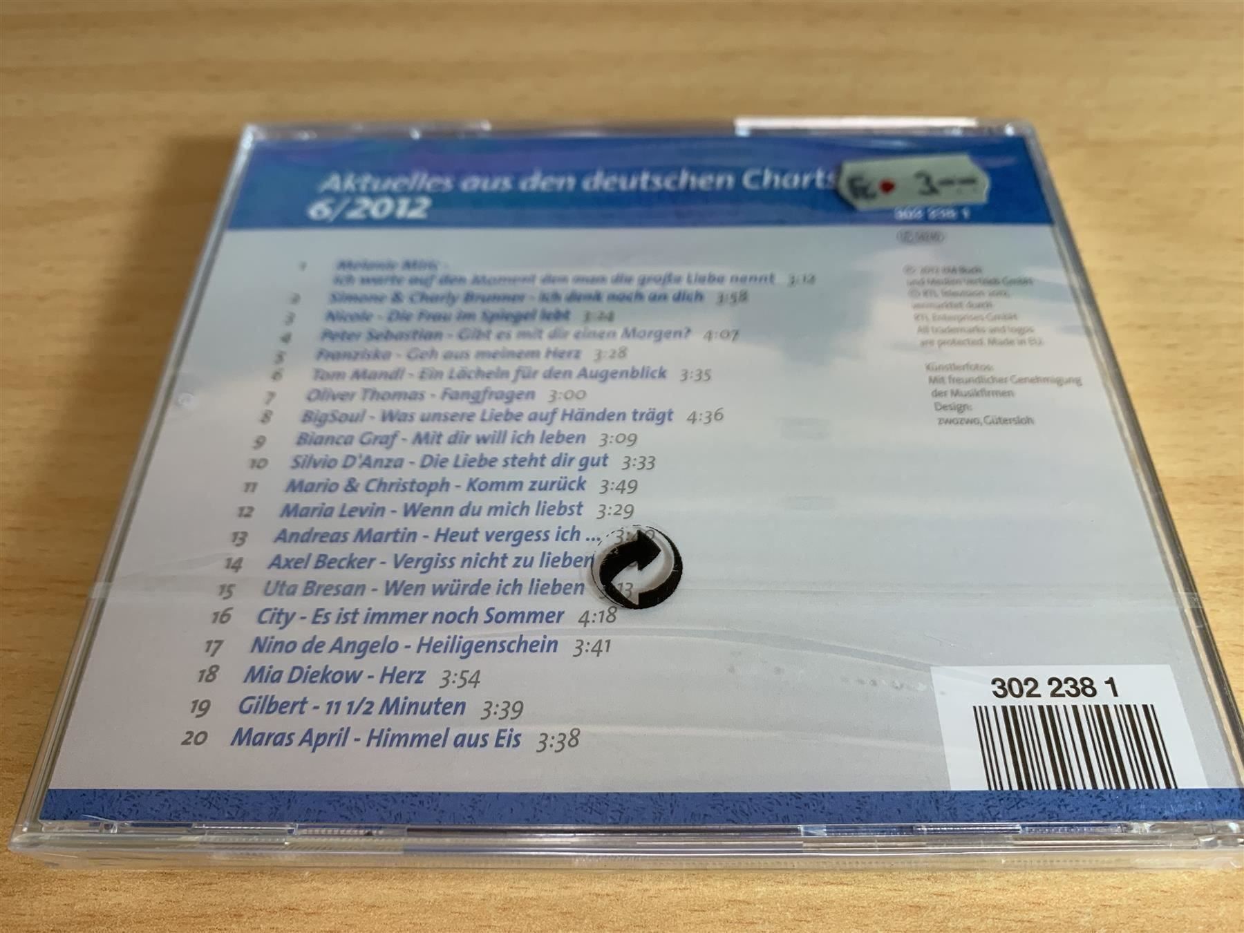 CD: Various – Top 20 6/12 – Usato da Rikon im Tösstal venduto da Alpenmutz 1