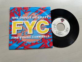 FINE YOUNG CANNIBALS tolle Single Kult 80's She drives me cr