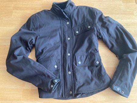 BELSTAFF Damen-Motorradjacke mit Schulterprotektoren