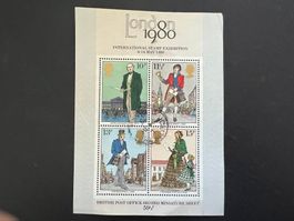 England Sir Rowland Hill  2nd Mini Stamp Sheet gest. (D694)