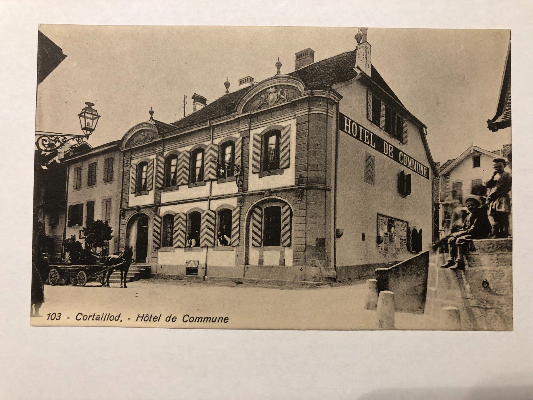 Ansichtskarten: Cortaillod - Hotel de Commune – Gebraucht aus Pfäffikon ZH von Waltoversand
