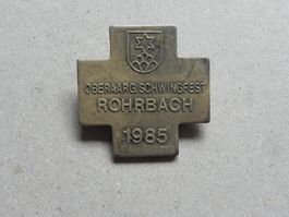 Abzeichen Oberaarg.. Schwingfest Schwingen Rohrbach BE 1981