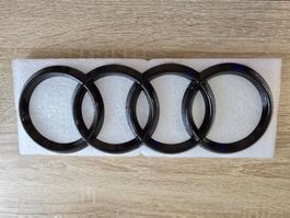 4 Ringe 315mm Audi Schwarz Glanz