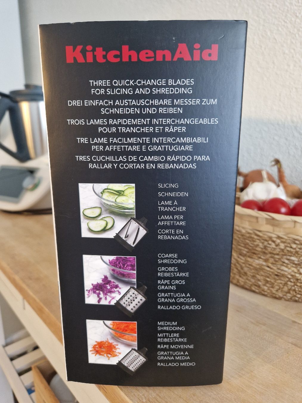 Kitchenaid Elettrodomestici da cucina: KitchenAid Schneide- und Reibevorsatz – Nuovo (secondo la descrizione) da Baden venduto da Katschin 2