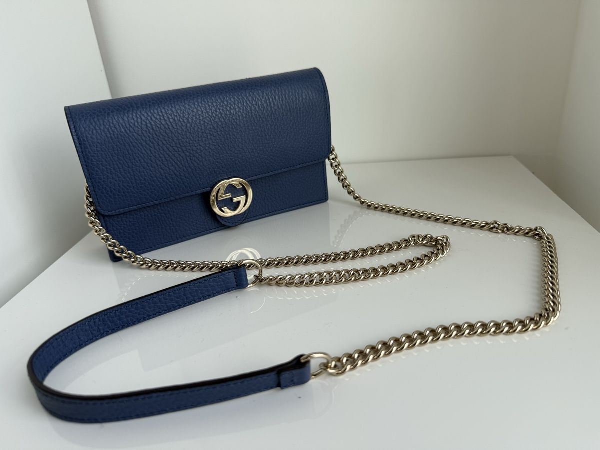 Gucci Taschen für Damen: Gucci GG Interlocking Wallet On Chain – Neu (gemäss Beschreibung) aus Châtelaine von Veradat 1