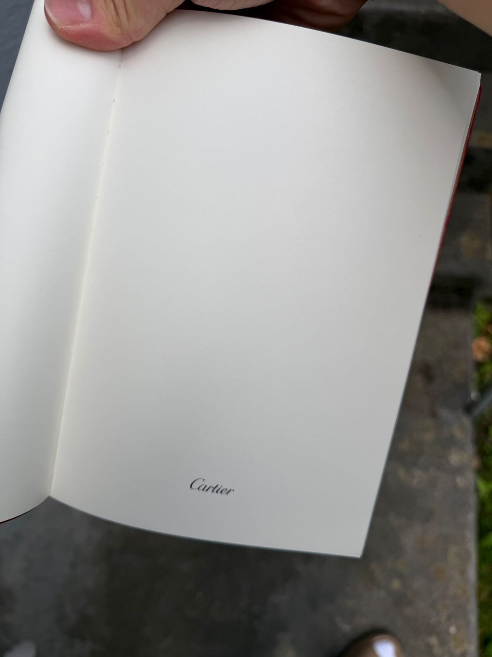Cartier Blocchi: Cartier Notizbuch rot neu – Usato da Chur venduto da Madeys 2