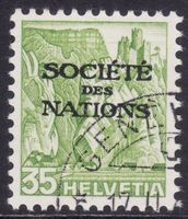 Dienstmarke SDN SBK-Nr. 54y (Landschaftsbilder 1936)