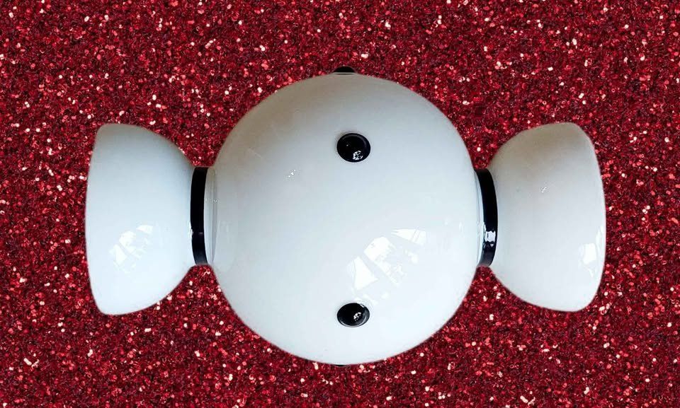 Vasen & Gefässe: Weisse spezielle Vase – Neu (gemäss Beschreibung) aus Aarburg von Glitzerschein 3