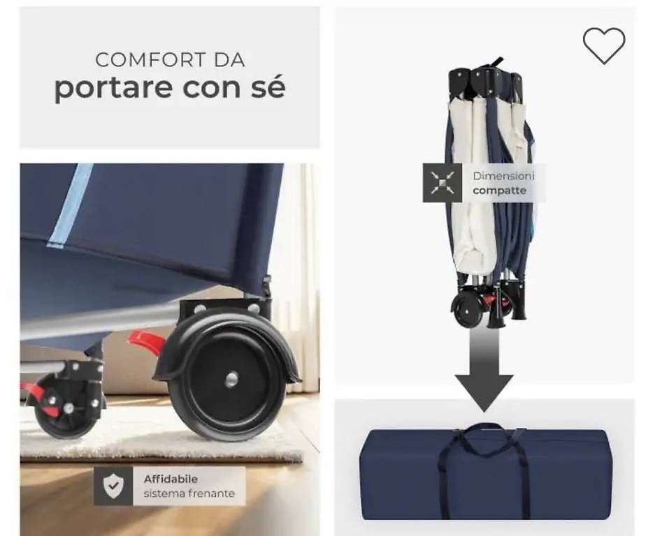Wiegen & Stubenwagen: Lettino da viaggio Hund blu – Gebraucht aus Gordola von Funghy 2