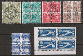Lot Viererblock Ausgaben 1932/1934 : KP 550.--
