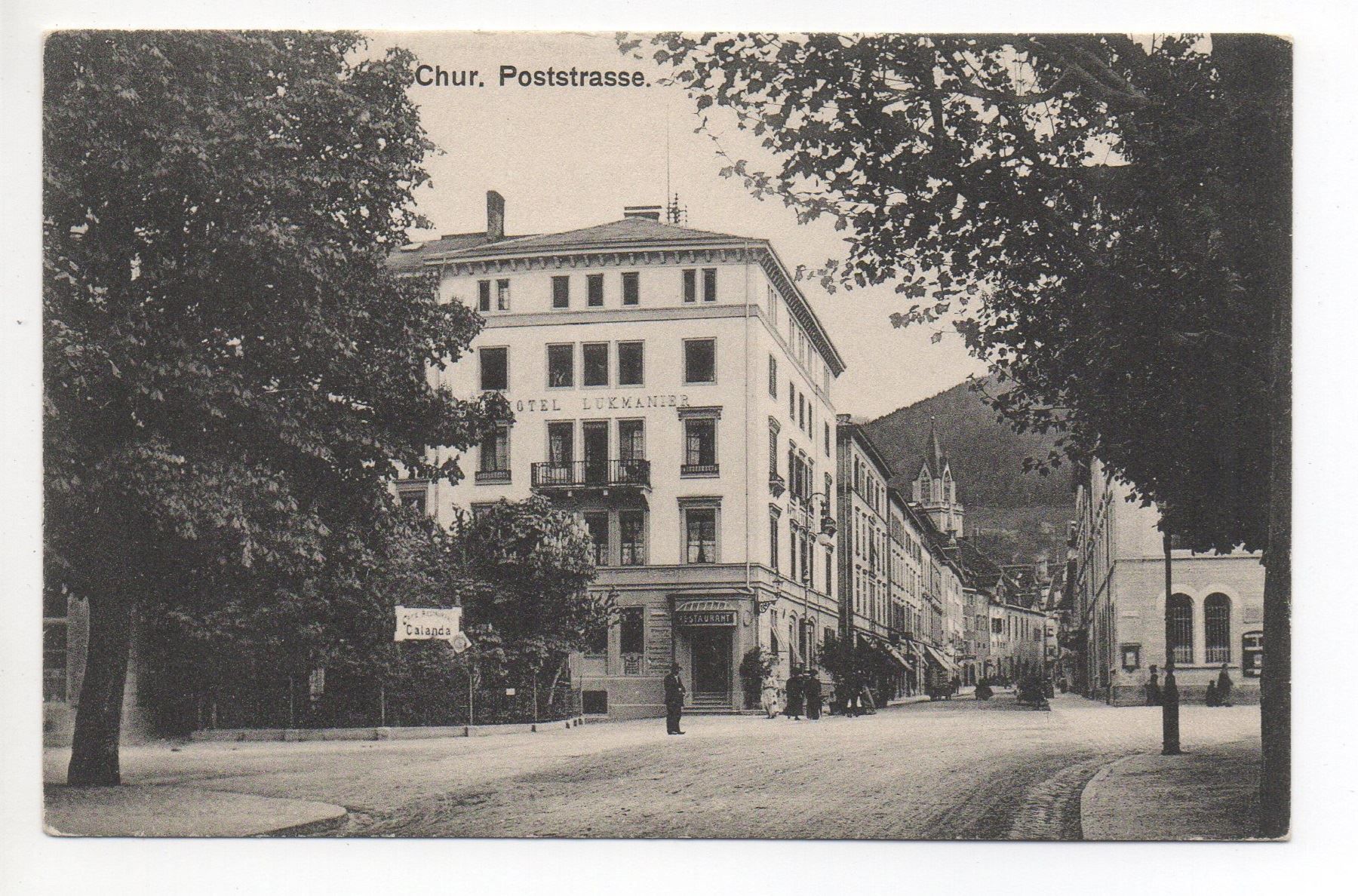 Ansichtskarten: CHUR Poststrasse – Neu (gemäss Beschreibung) aus Jona von philajona